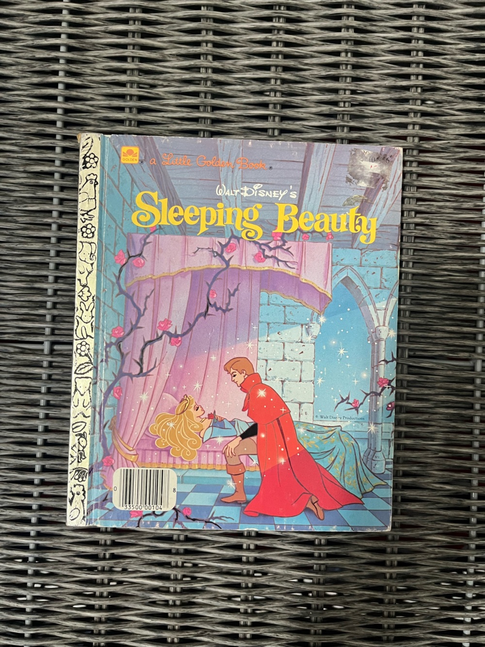 Walt Disney's Classic Sleeping Beauty A Big Golden Book Vintage 1986 Hardcover